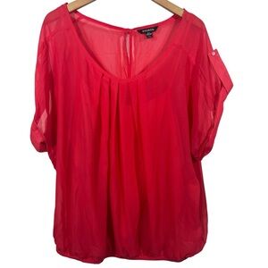 George Sheer Top Size 3X